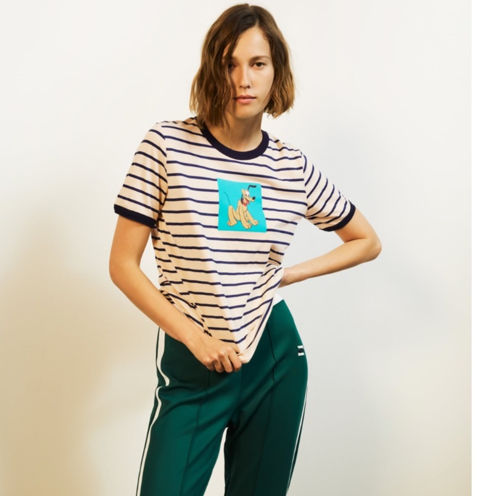 Zara Pluto short sleeves striped T shirt